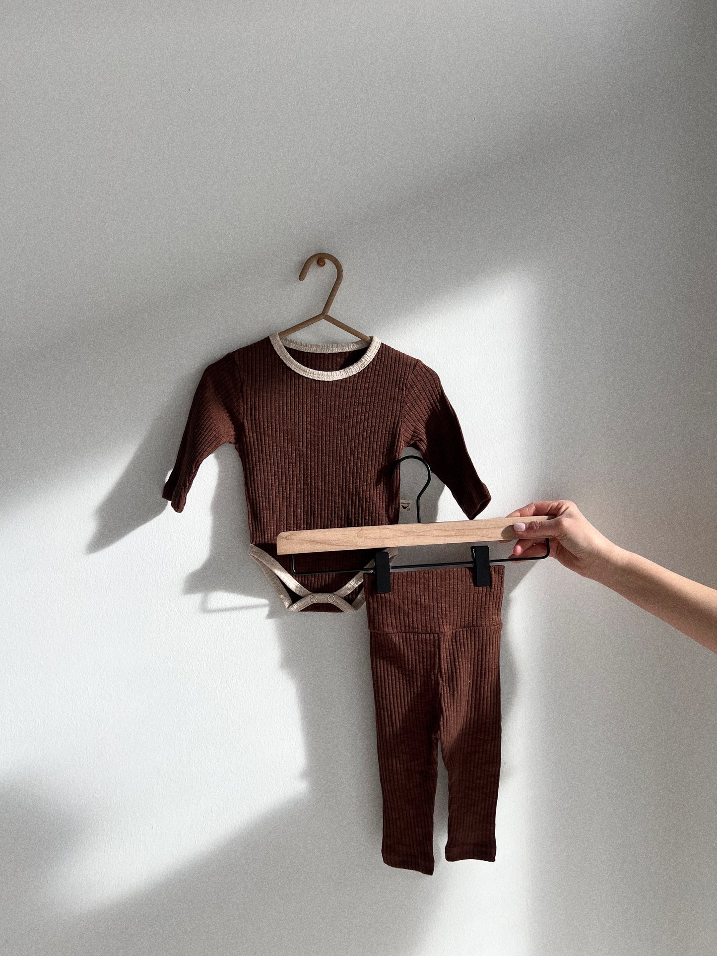Mocha 2 Piece Baby Set