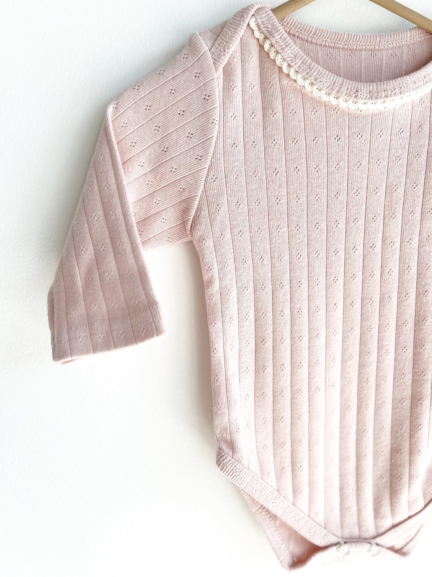 Baby Pink Onesie with Headband