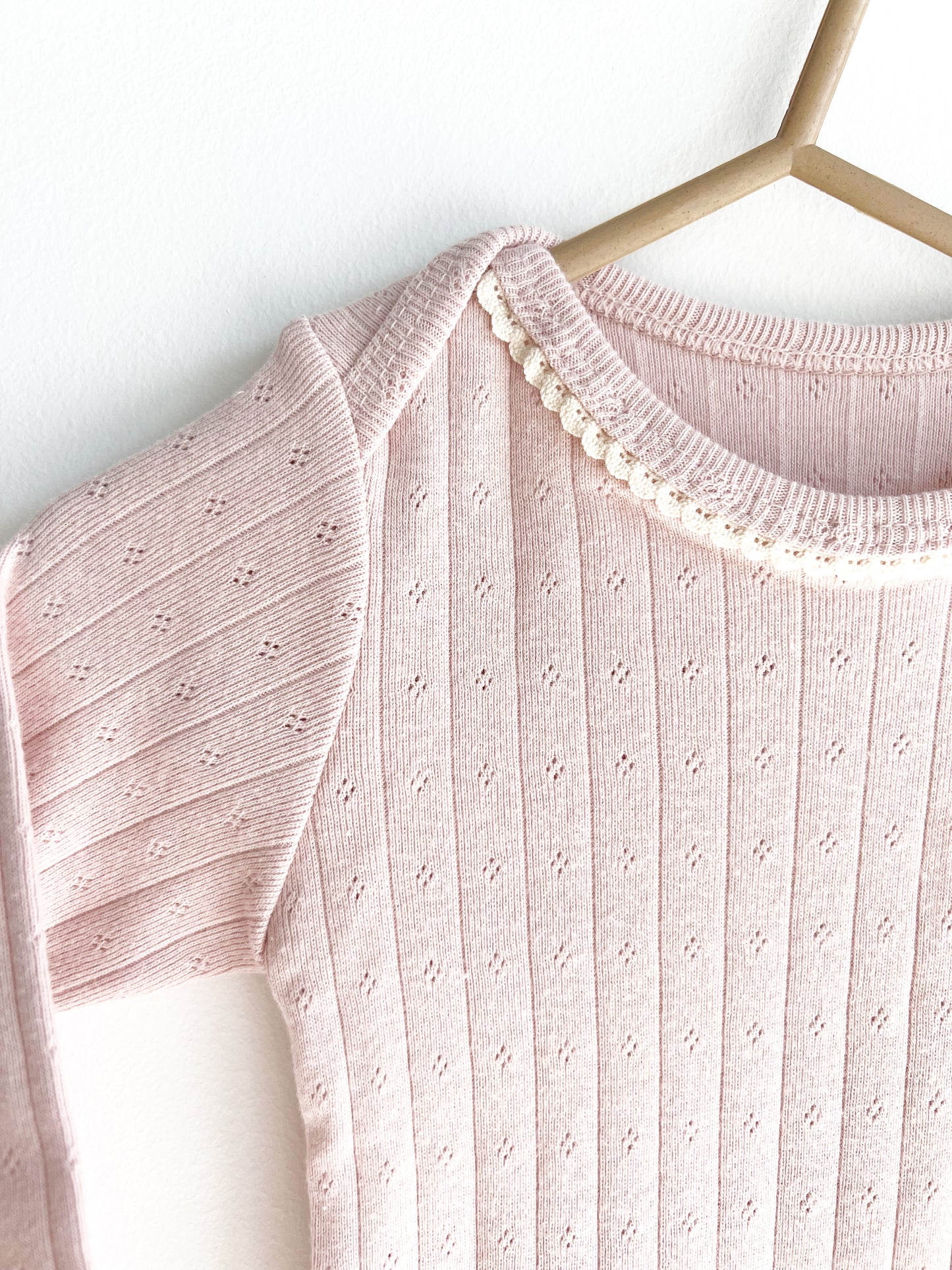 Baby Pink Onesie with Headband