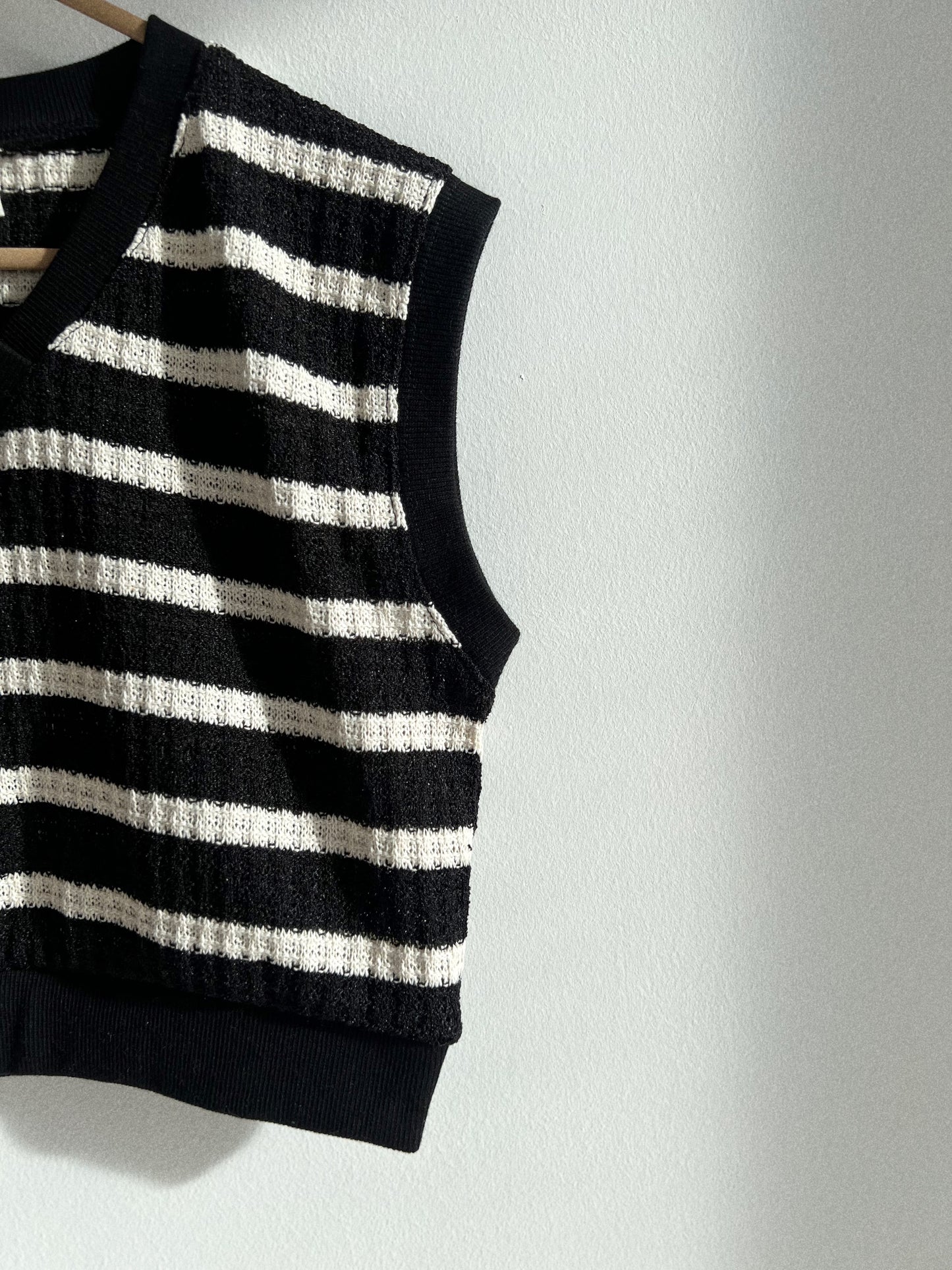 Knit Stripe Vest