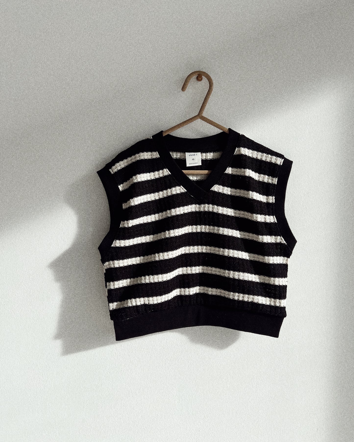 Knit Stripe Vest