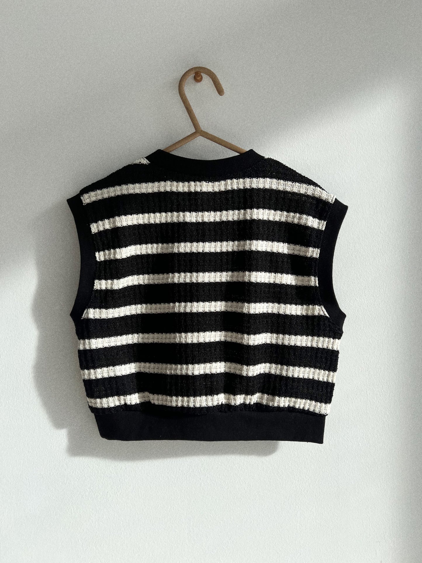 Knit Stripe Vest
