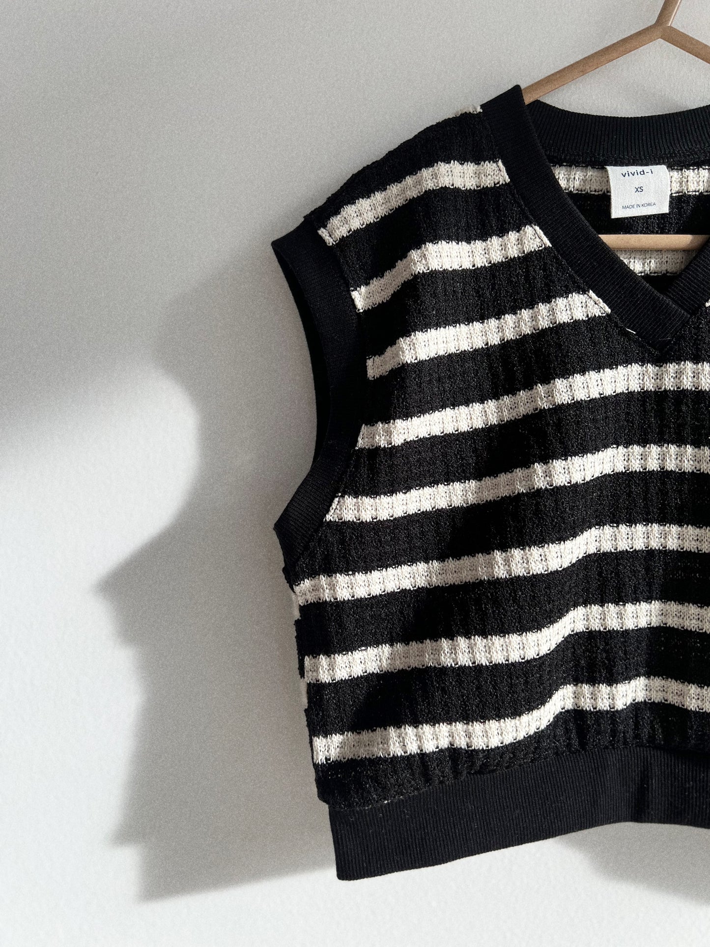 Knit Stripe Vest